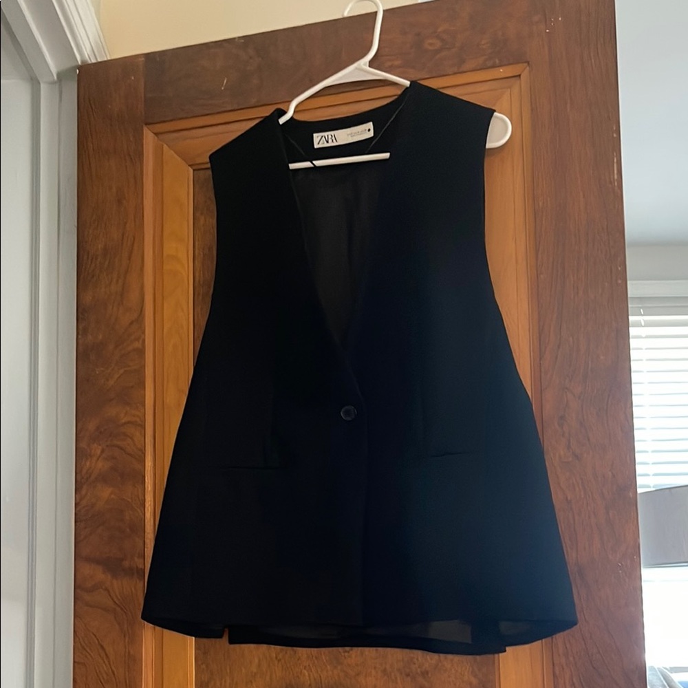 Zara Elegant Black Vest